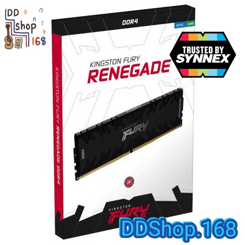 (ฟรีค่าจัดส่ง) RAM Kingston Fury Renegade 1x8GB DDR4 3200Mhz KF432C16RB/8