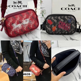 Coach  CROSSBODY POUCH WITH HORSE AND CARRIAGE PRINT (COACH F84639)