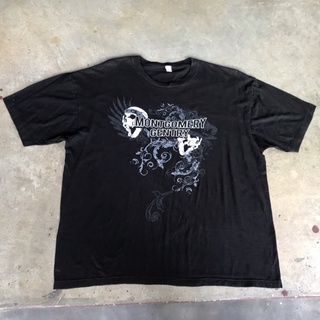 vtg.T-Shirt เสื้อวง MONTGOMERY GENTRY MG MADE IN CHINA Sz.XL 100% COTTON