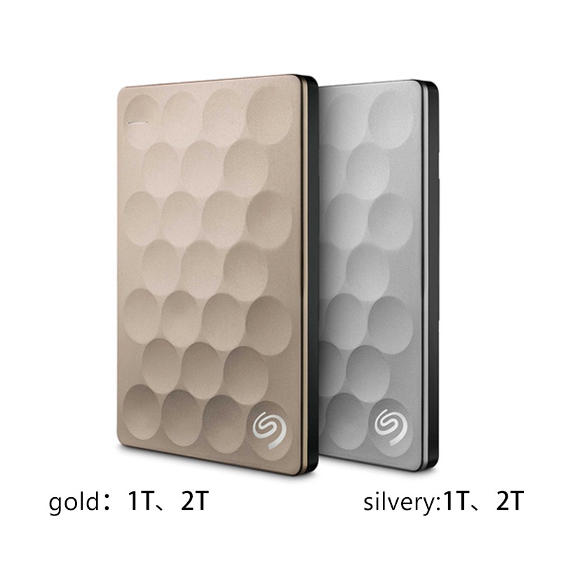 Seagate Hard Disk External 250GB/ 500GB/1TB/2TB Gold/Silver new