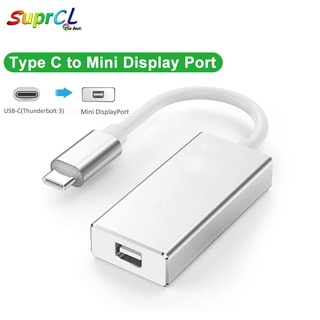 Adapter Usb Tipe C Ke Mini Dp (Thunderbolt 3) Ke Mini Displayport 4k 30hz