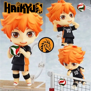 🔥พร้อมส่ง🔥โมเดล ไฮคิว Haikyuu ฮินาตะ โชโยะ Hinata Shoyo Nendoroid ขนาด 10 ซม เกรดพรีเมี่ยม เปลี่ยนหน้า+ท่าทางได้ สวยมาก❤