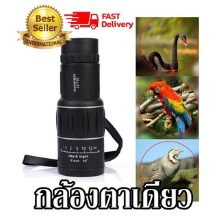 BUSNELL กล้องส่องทางไกลตาเดียว กล้องส่องนก Monocular 16 x 52 mm 66 เมตร / 8000 เมตร กล้องส่องแบบ HD - INTL พร้อมส่ง