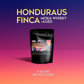 เมล็ดกาเเฟ honduras whisky ปริมาณ 200g ทําได้ทั้ง filter เเละ espresso