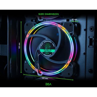 EGA Type F1 Fan Case LED