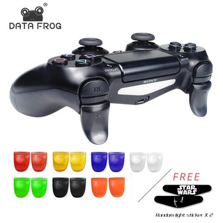 Data FROG L2 R2 ปุ่มทริกเกอร์ขยาย สําหรับ PS4 PS4 Pro PS4 Slim (2 ชิ้น)