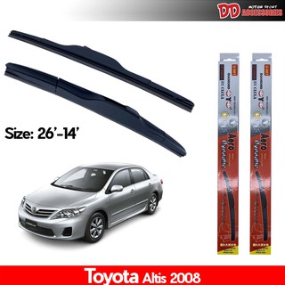 ที่ปัดน้ำฝน ใบปัดน้ำฝน ซิลิโคน ตรงรุ่น Toyota Altis 2008-201…