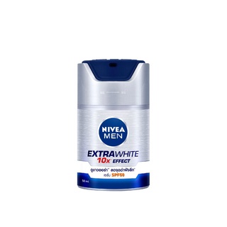 นีเวีย เมน เอ็กซ์ตร้า ไวท์ เซรั่ม เอสพีเอฟ 50 50 มล. NIVEA Men Extra White Serum SPF50 50 ml. cPL2