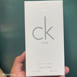 น้ำหอมแท้100% CK One EDT 200ml กลิ่นสำหรับทุกเพศ