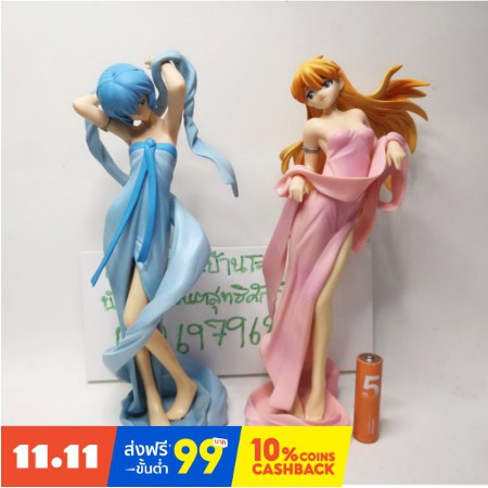 (แท้/มือสองไม่มีกล่อง) SEGA Ayanami Rei and Asuka Aphrodite Evangelion ANIME FIGURE Model
