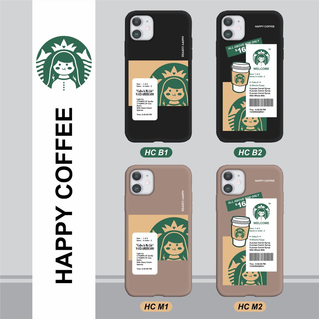 STARBUCKS hardcase fullprint case oppo a53 a33 2020 a15 a54 a74 4g 5g a3s a1k c2 f1f a35 f1s a59 f1 
