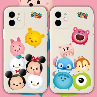 เคสโทรศัพท์มือถือแฟชั่น ลายการ์ตูนหมีพูห์ สตรอเบอร์รี่น่ารัก ขอบเหลี่ยม เคสซิลิโคน ฝาครอบป้องกันการตก สำหรับติด เคสไอโฟน11 โทรศัพท์ se2020 7 8 plus 11 เคสไอโฟน 12 13 pro max เคสไอโฟน 14 เคสไอโฟน เคสไอโฟน7พลัส xs XR case เคสโทรศัพท์ เคส case