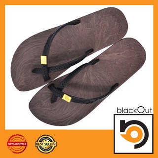 🔰 BlackOut Toeloop 🔰 รองเท้าแตะ คีบโป้ง รองเท้ายางกันลื่น พื้นโกโก้