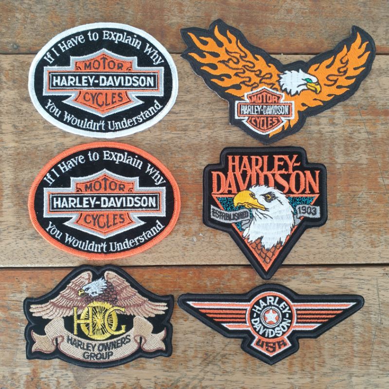 แพทช์เย็บปักถักร้อย Harley Davidson 26 .