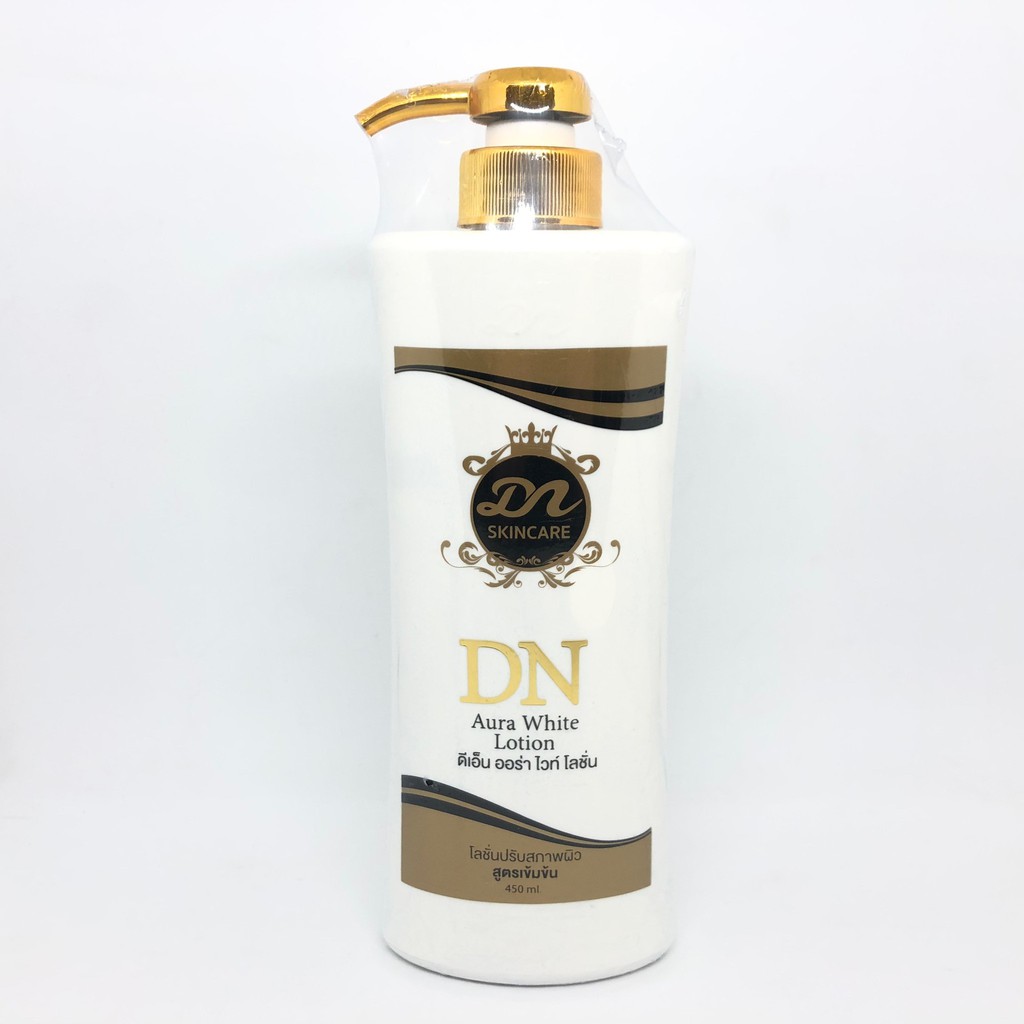 หัวเชื้อ DN SKINCARE Aura white lotion โลชั่นปรับสภาพผิว สูตรเข้มข้ม ดีเอ็น ออร่า ไวท์ โลชั่น 450 ml