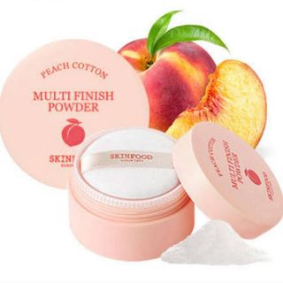 ใหม่แท้💯% Skinfood Peach Cotton Multi Finish Powde5g./15g.