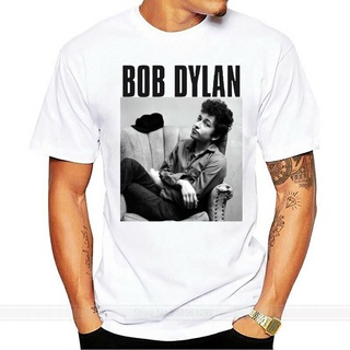 [S-5XL] เสื้อยืดผ้าฝ้าย พิมพ์ลาย Bob Dylan Sitting Hi Fidelity Merch แฟชั่นสําหรับผู้ชาย ไซซ์ S-M-L-Xl-2Xl