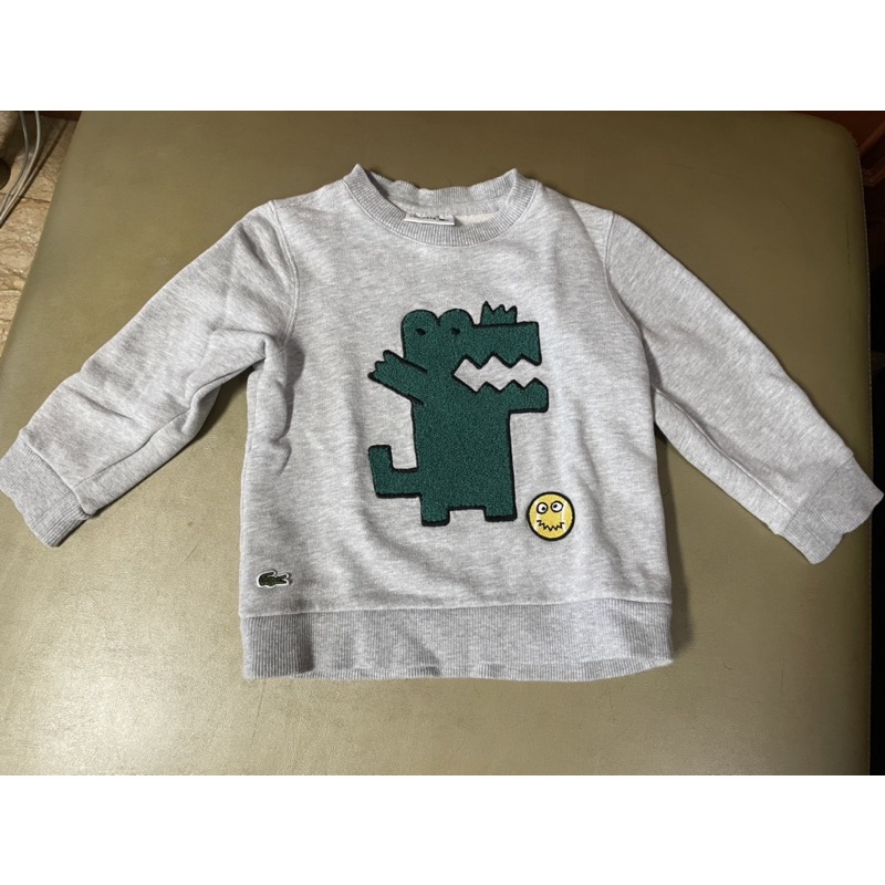 เสื้อแขนยาวเด็ก Lacoste ของแท้มือสอง สภาพดี (2-3ขวบ)