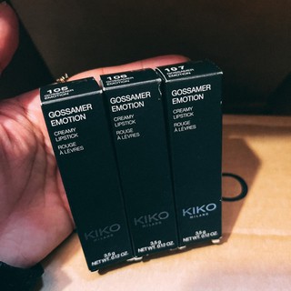 kiko milano gossamer emotion creamy lipstick