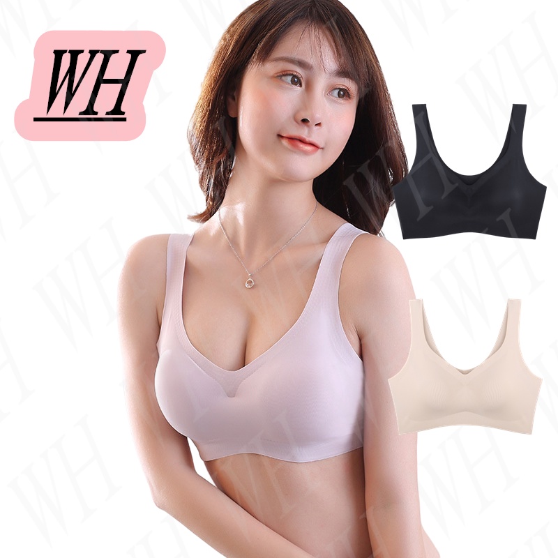 เสื้อชั้นในรุ่นB-022 สปอตร์บราไร้ขอบ ไร้โครง ไร้รอยต่อ หลากสี สินค้าราคาถูกพร้อมส่ง