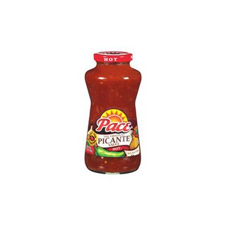 Pace Picante Sauce Hot454g  เพซปิคานเต้ซอสร้อน 454 กรัม