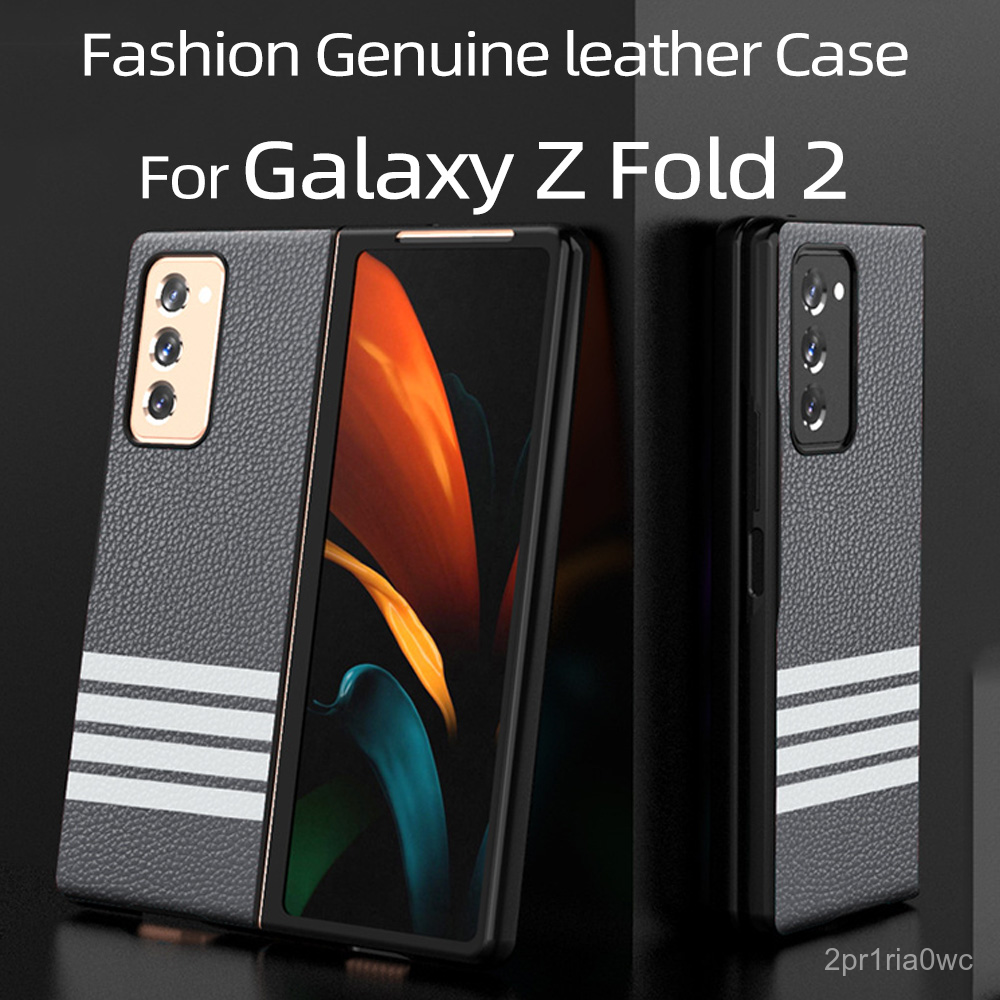 Galaxy Fold 2 Case Case for Samsung Galaxy Z Fold2 5G Genuine Leather ...