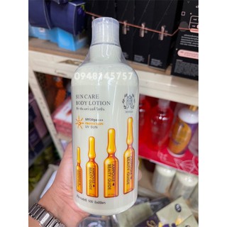 Heraa sun care body lotion 500ml.ฮีร่า ซัน แคร์ บอดี้ โลชั่น  SPF30PA+++ Protection UV SUN