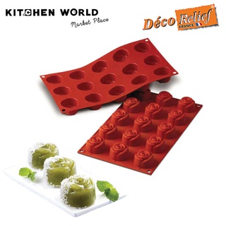 Deco Relief D074 Little Roses Silicone Mould NR.15 / พิมพ์ซิลิโคน