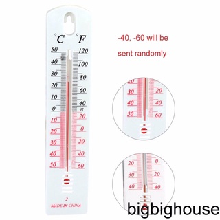 [Biho] Outdoor Pendant Wall Thermometer for Interior Kitchen Home Office -40-120℉/-60-120℉ Random Temperature Range