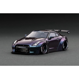 Ignition Model 2272 1/43 LB-WORKS GT-R (R35) Purple/Green