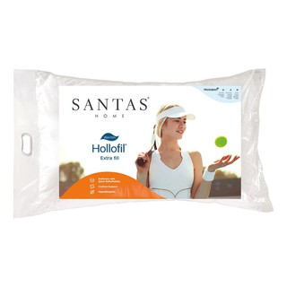 PILLOW 19X29 HOLLOFIL FIRM SANTAS หมอนหนุน 19X29 HOLLOFIL FIRM SANTAS หมอนหนุน หมอนหนุนและหมอนข้าง ห้องนอนและเครื่องนอน