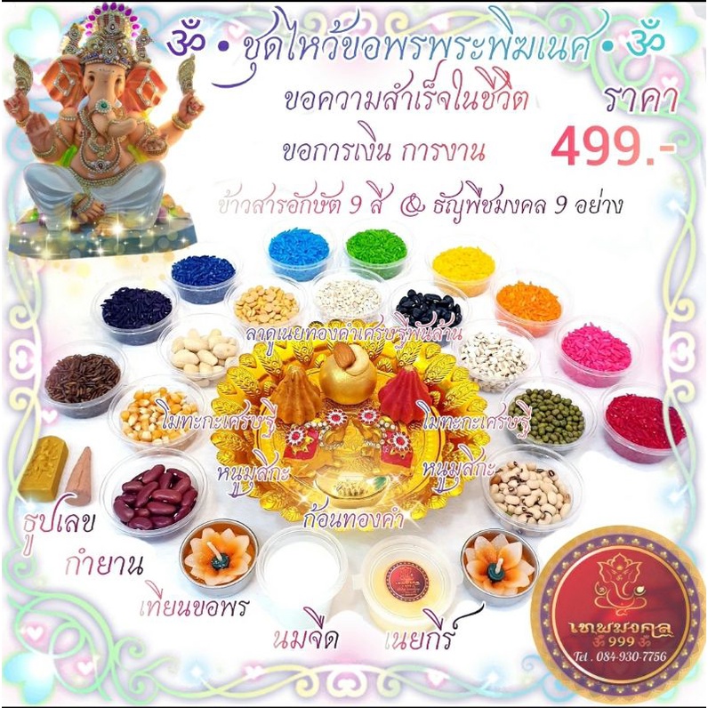 ชุดไหว้ขอพรพระพิฆเนศ ขอความสำเร็จ 499