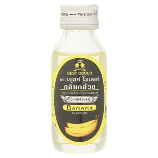 เบสท์ โอเดอร์ วัตถุแต่งกลิ่นเลียนธรรมชาติ กลิ่นกล้วย 30มล./Best Odor Imitation Natural Flavored Banana Flavor 30ml