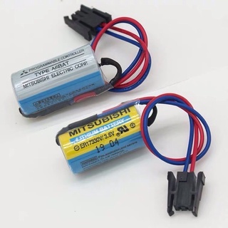 ถูกสุด! ER17330 V / 3.6V (รับประกันสินค้านานที่สุด)TYPE A6BAT Mitsubishi (แจ็คดำ) แบตเตอรี่ PLC Battery for PLC