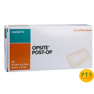 Opsite Post-Op 15.5x8.5 cm แผ่นปิดแผลกันน้ำ (1 แผ่น)