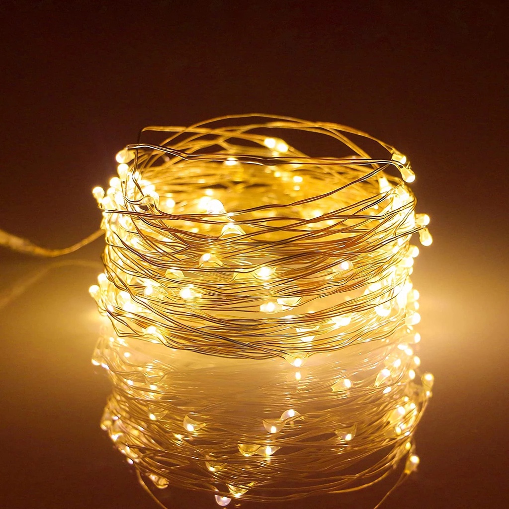 สายไฟหิ่งห้อย LED 1 เมตร สําหรับตกแต่งสวน ห้องนอน ห้องนั่งเล่น คริสต์มาส