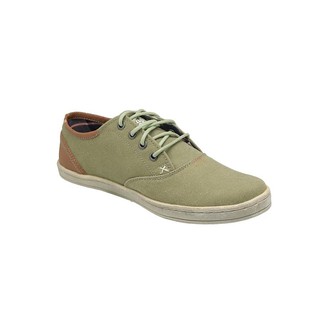 SNEAKY STEVE รองเท้าหนังผู้ชาย  | MUD KHAKI CANVAS