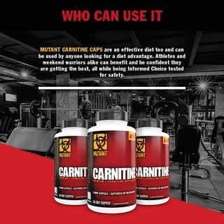 MUTANT CARNITINE ขนาด 90 Capsules แอลคาร์นิทีน ชนิดแคปซูล ของแท้