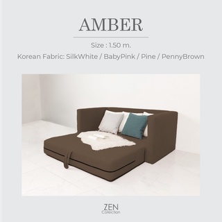 ZEN Collection โซฟาปรับนอน ขนาด 1.50 m. AMBER Sofa Bed