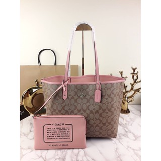 COACH REVERSIBLE CITY TOTE IN SIGNATURE CANVAS