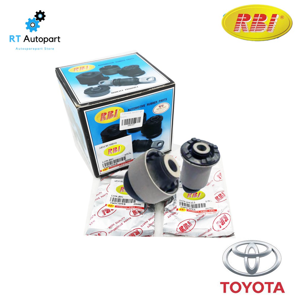 RBIบูชปีกนกToyota Avanza F601 F602 ปี04-11 F651 F652 ปี11-16/บูทปีกนกล่าง/ 48655-BZ010 / 48655-BZ120