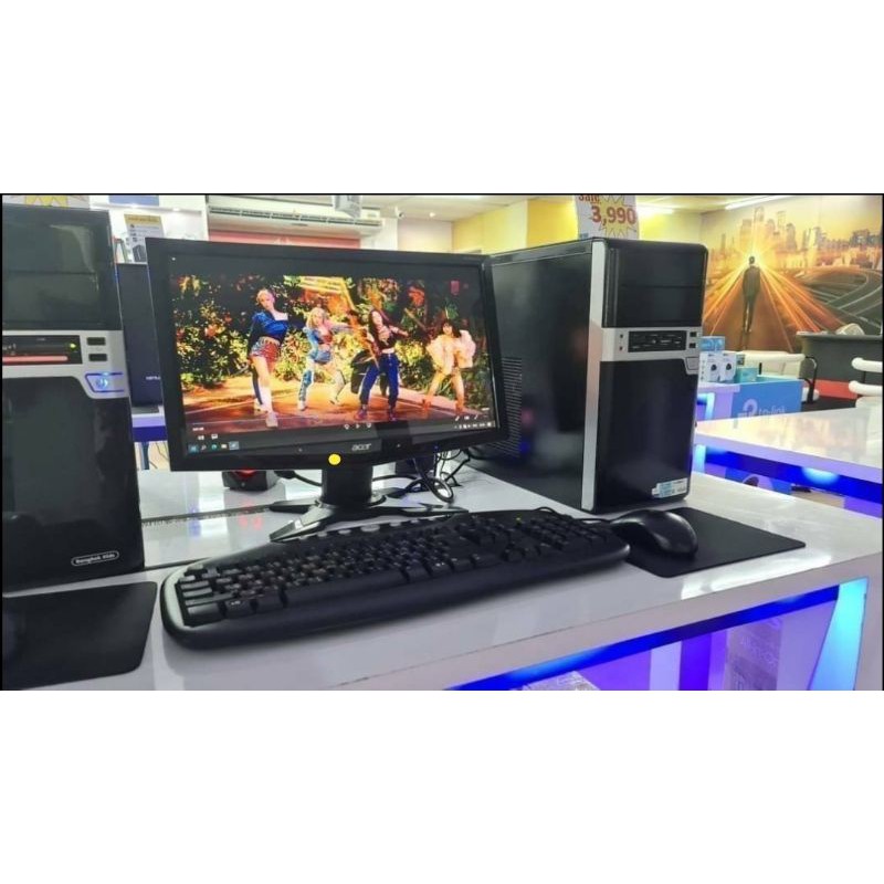 SET Quad Core Q6600 Ram4 Monitor  18.5" พร้อมส่ง