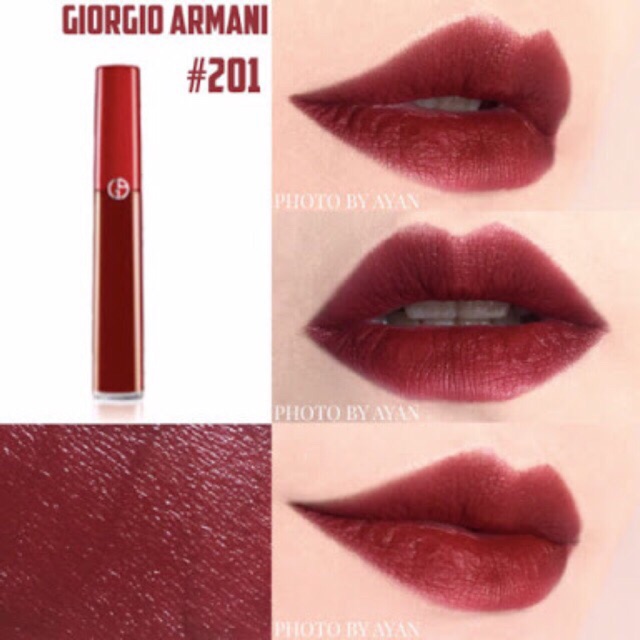 giorgio armani lip maestro สี201 