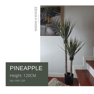 Pineapple Tree สูง1-1.5 เมตร ต้นสับปะรดต้นไม้ปลอมเพื่อการตกแต่ง ต้นไม้ประดิษฐ์ตกแต่งบ้าน คอนโด Premium Artificial Plant