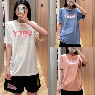 Obey เสื้อยืดแขนสั้น พิมพ์ลายโมโนแกรม แฟชั่นฤดูร้อน สําหรับผู้ชาย