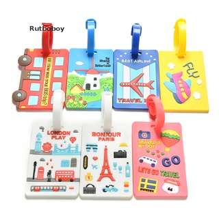 [Rut] Luggage Tags Labels Strap Name Address ID Suitcase Bag Baggage Travel Label Tag COD