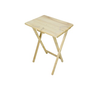 SandSukHome โต๊ะพับ รุ่นทีวีเทรย์ (เล็ก) โต๊ะไม้ยางพารา โต๊ะคอม โต๊ะไม้ โต๊ะอเนกประสงค์