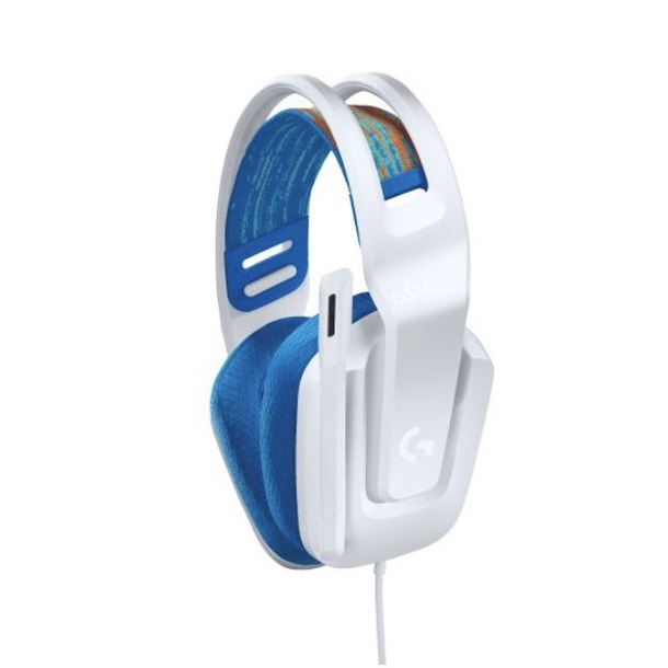 Logitech G335 Wired Gaming Headset (Black / White) หูฟังเกมมิ่งมีสาย