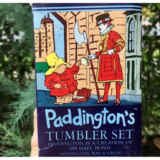 Paddington Tambler Set งานอังกฤษ 🏴󠁧󠁢󠁥󠁮󠁧󠁿เเก้วน้ำลายหมีสวยของใหม่เเกะกล่องค่ะมาเป็นคู่