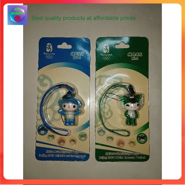 Beijing 2008 Official Licensed Product - Nini (green) and Beibei (blue)